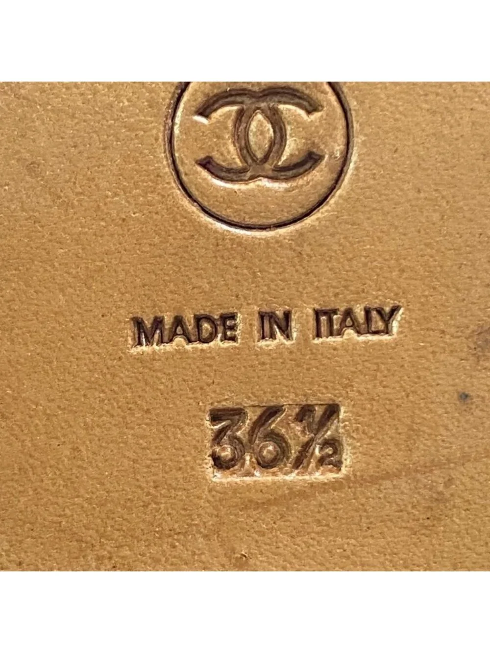 Chanel E8 Sports Back Zip Middle Boots 36.5 CC Logo - Picture 10 of 10